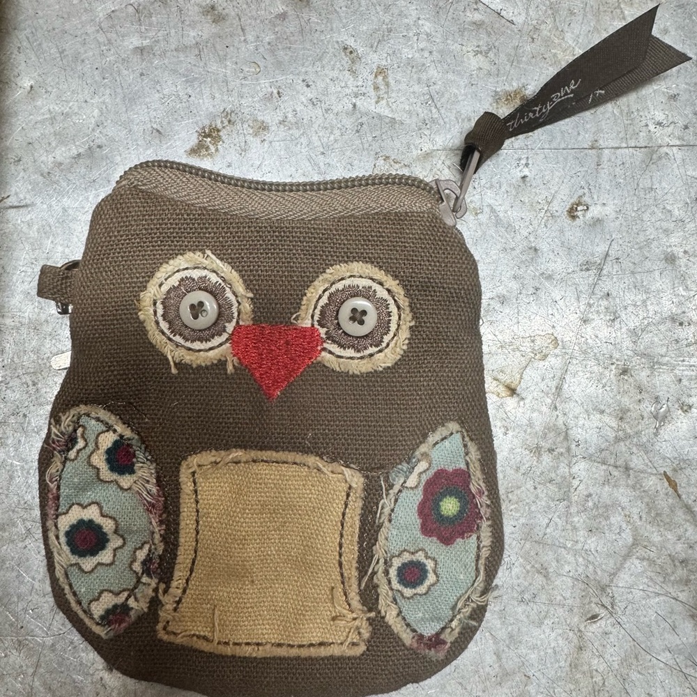 Thirty One Brown Owl Coin Purse